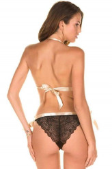Black - Gold Panties BombGirl PHEKDA