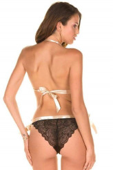 Black - Gold Bra BombGirl PHEKDA