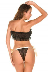 Black - Gold Tanga BombGirl PHEKDA